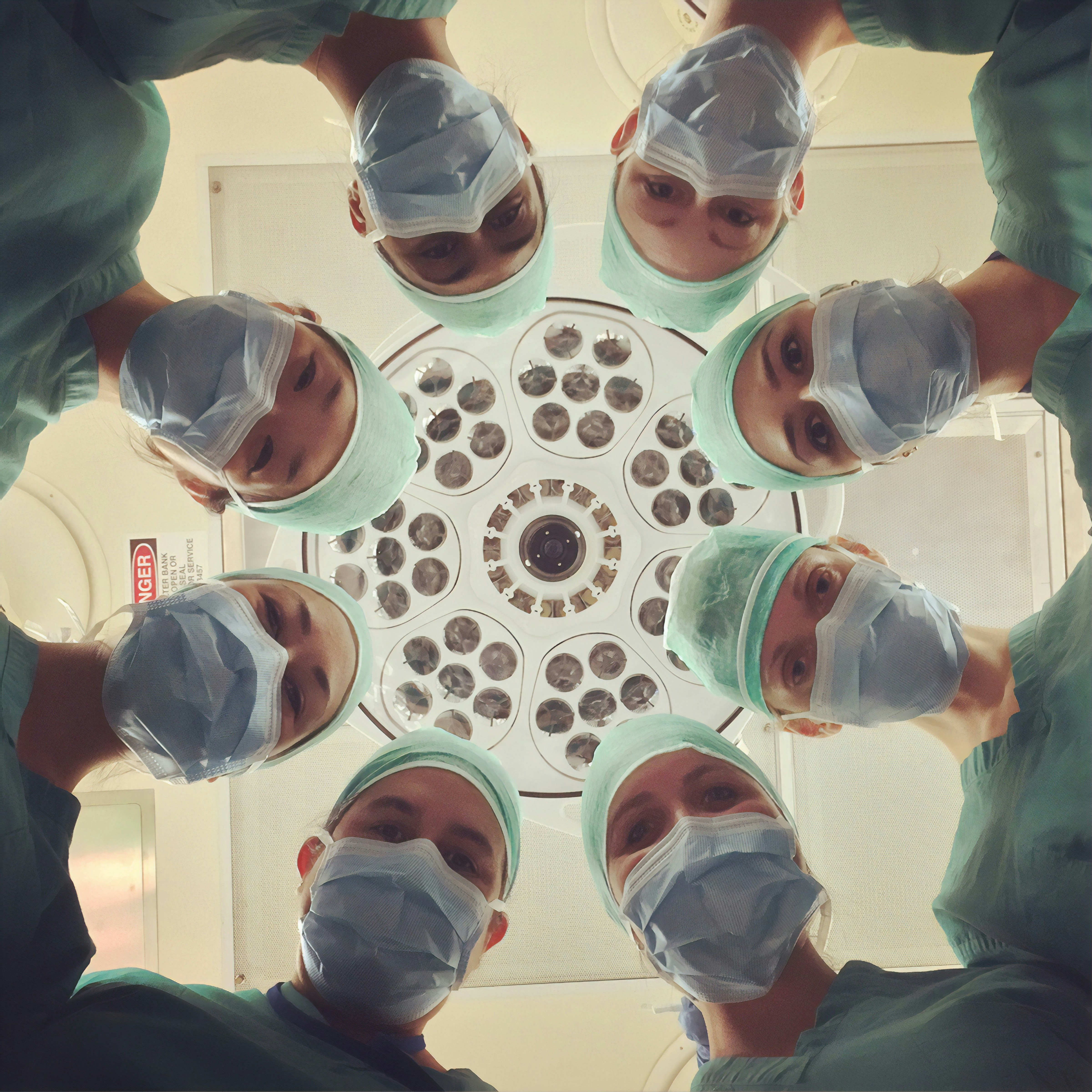 Medical professionals at work
